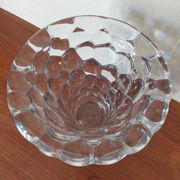 Vase en cristal transparent Pierre D'Avesn , Art Deco