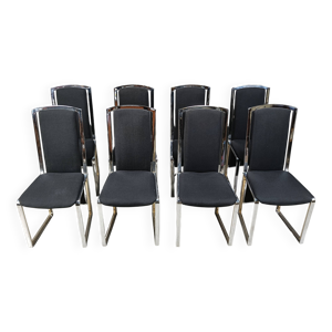 Lot 8 chaises salle - manger 1970