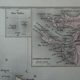 Old map of New Caledonia - 1895