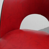 Pair of chairs in red 1950