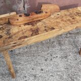 Folk art bench