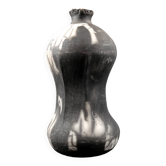 Vase bouteille en céramique Raku signé Kamel Boubekeur