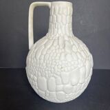 Vase en céramique blanche A Kaiser