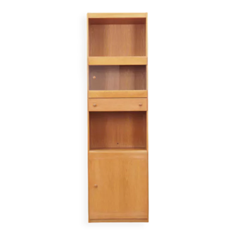 Ash bookcase, Danish design, 1970s, manufacturer Skovby