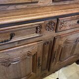 Solid oak buffet