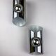 Pair of Space-Age wall sconces, Max Sauze's style, France, 1970s