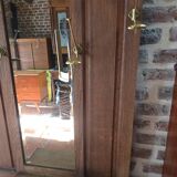 Vestiaire porte manteau ancien en chêne massif