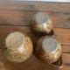 3 stoneware bowls