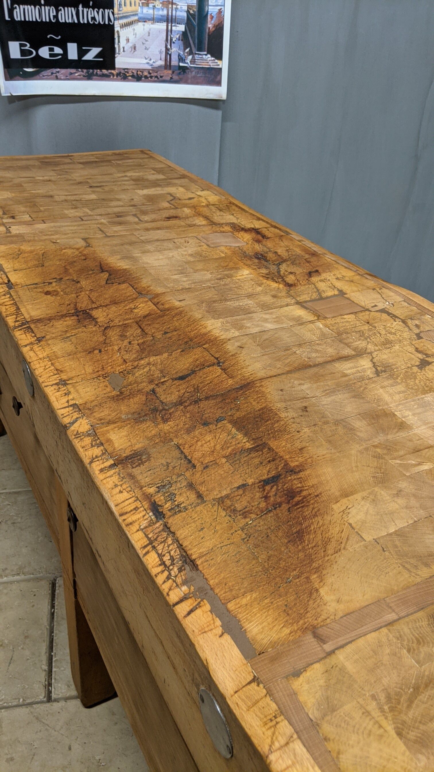 Old butcher's log