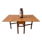 Mid-Century 1960s retro vintage large drop leaf table