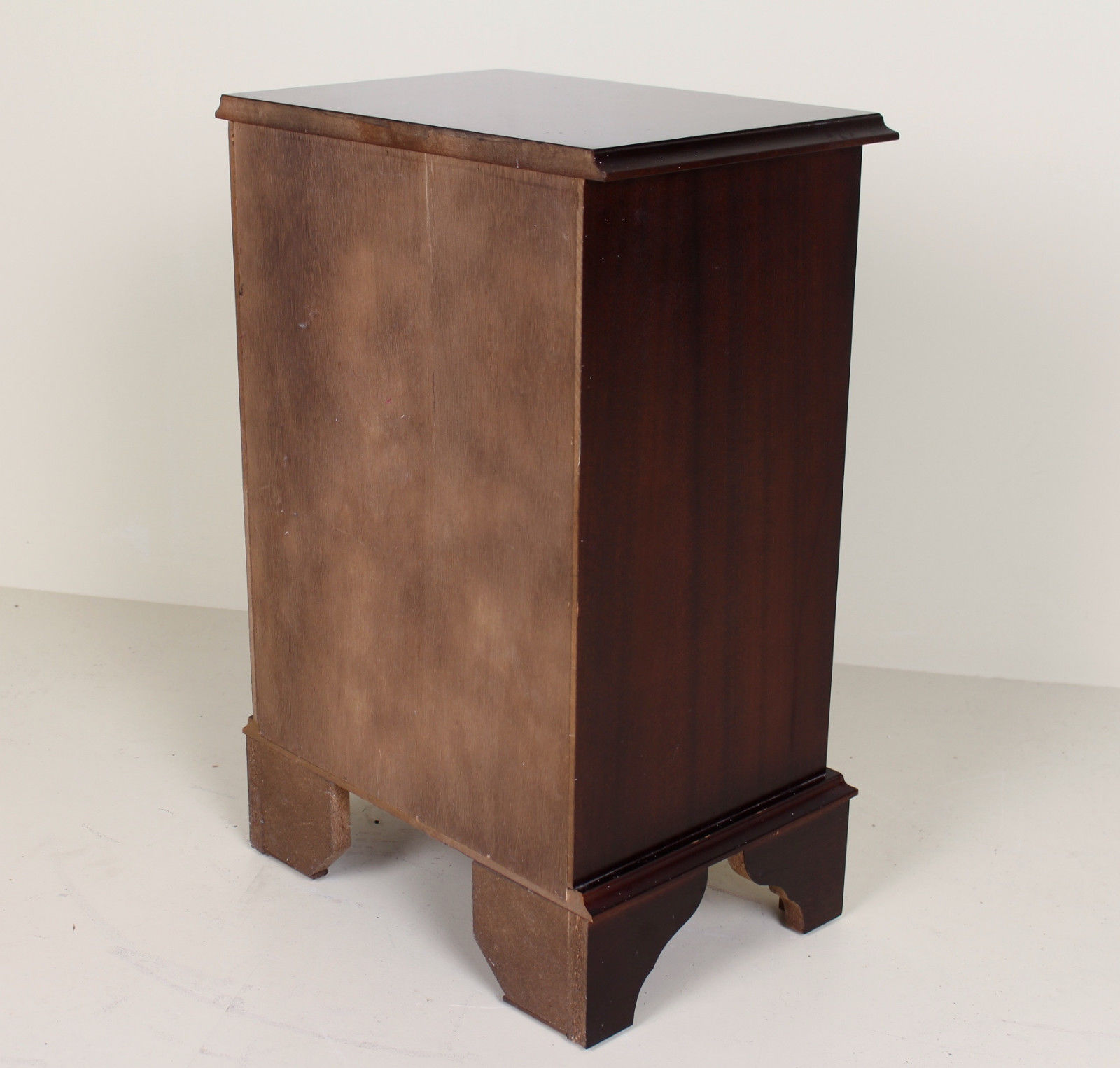 Antique vintage mahogany bedside table