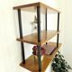 Etagère vintage asymétrique en hêtre massif