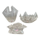 Trio de vases mouchoirs Röhm des années 70-80