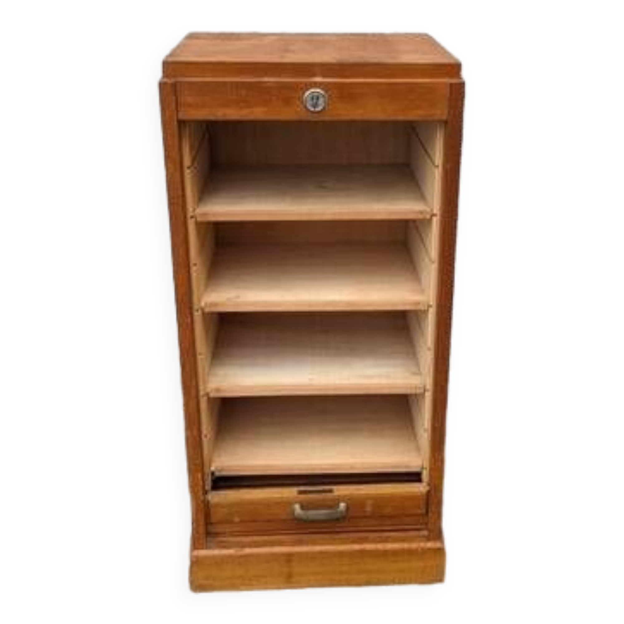 Curtain cabinet, filing cabinet