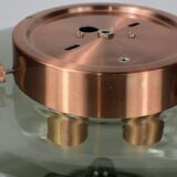 Vintage smoked ceiling lamp, raak