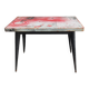 ancienne petite table tolix couleur origine 100 x 60 cm