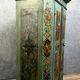 17th century Alsatian wardrobe fully decorated