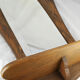Miroir en bois gravé de style art nouveau vers 1930 53x85cm