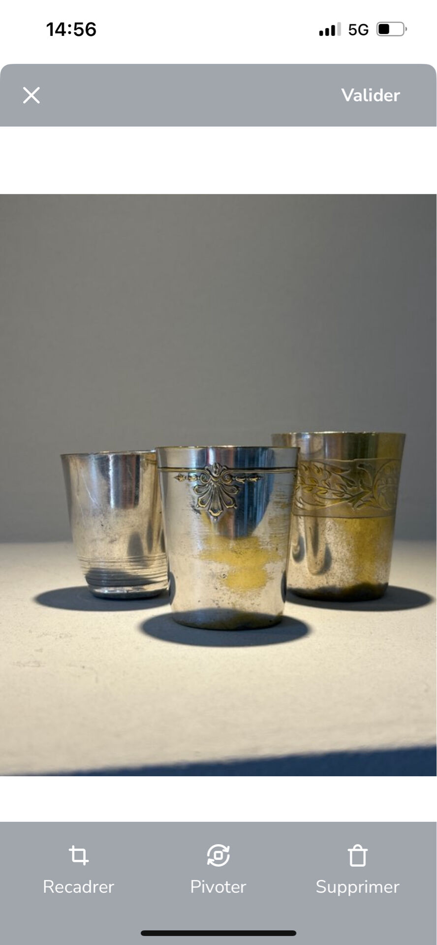 Set of three cups