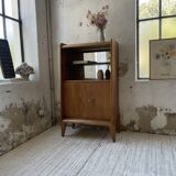1960s oak storage unit