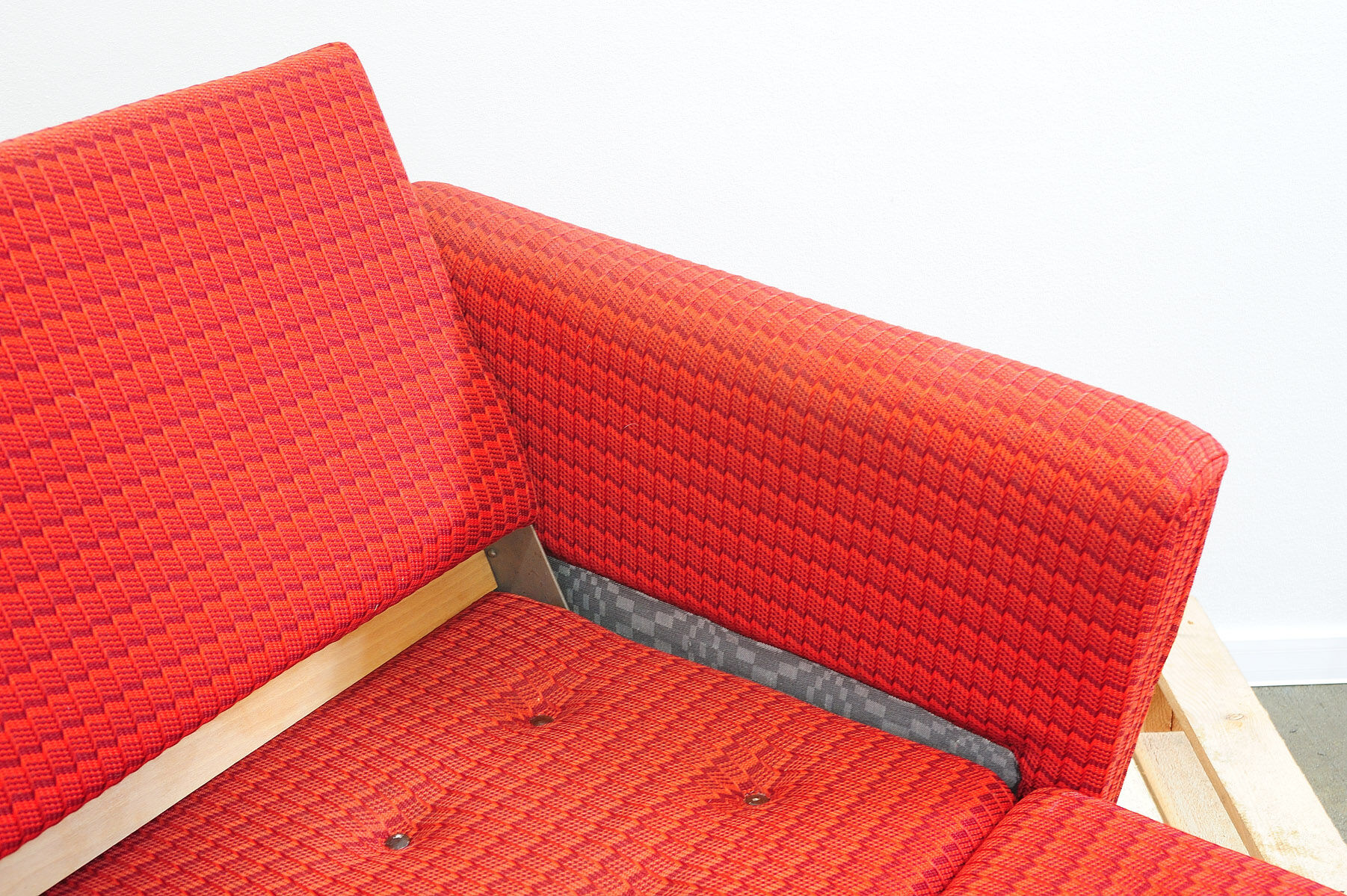 Ensemble de salon vintage bloc de l’Est, Tchécoslovaquie, années 1970