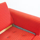 Ensemble de salon vintage bloc de l’Est, Tchécoslovaquie, années 1970