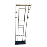 Coat rack in chromed metal