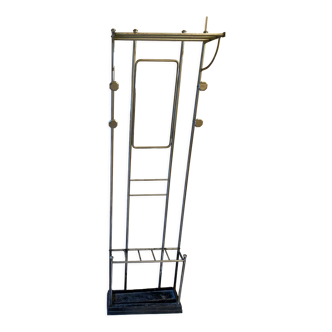 Coat rack in chromed metal