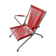 Fauteuil scoubidou rouge enfant