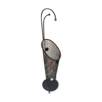 Porte-parapluies métal noir vintage