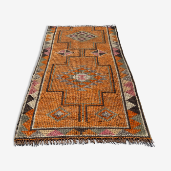 Traditional vintage kurdish herki rug 160 x 87 cm