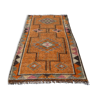 Traditional vintage kurdish herki rug 160 x 87 cm