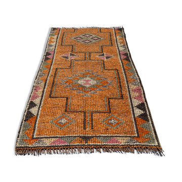 Traditional vintage kurdish herki rug 160 x 87 cm