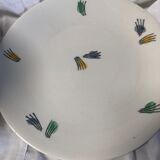 Set of 12 Gien porcelain plates