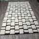 Moroccan Berber rug white-black 200cmx300cm