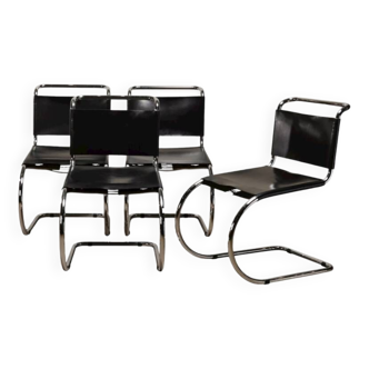 4 MR10 chairs by Mies van der Rohe