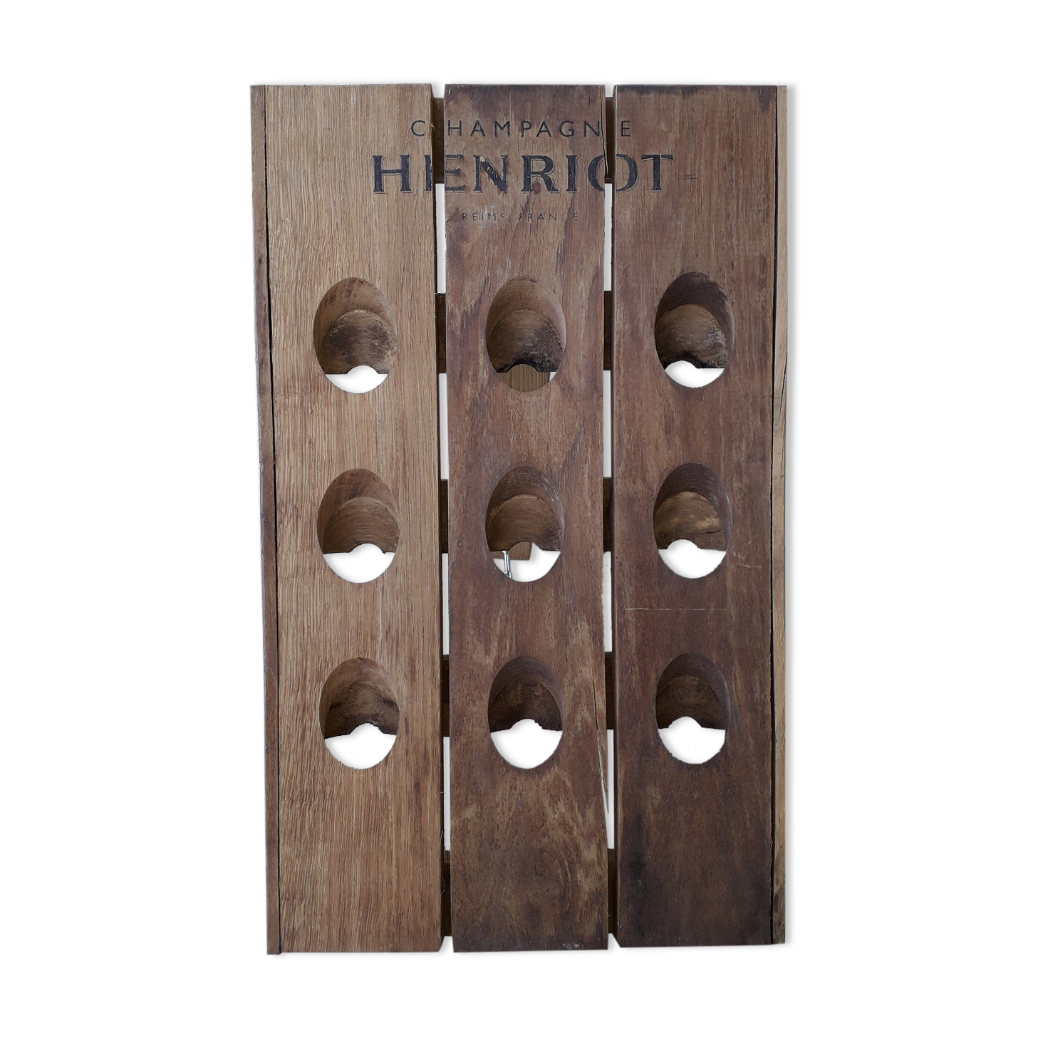 Wooden bottle holder