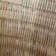 Panier rond en bambou asiatique