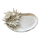 Empty glazed ceramic pockets