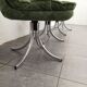 4 vintage chrome foot chairs