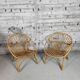 Paire de fauteuil vintage en rotin