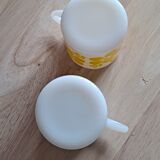 Duo de tasses fleuries