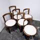 Chaises de salle à manger en bois courbé des années 1960, lot de 6