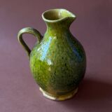 Glazed earthenware pitcher vase 1950