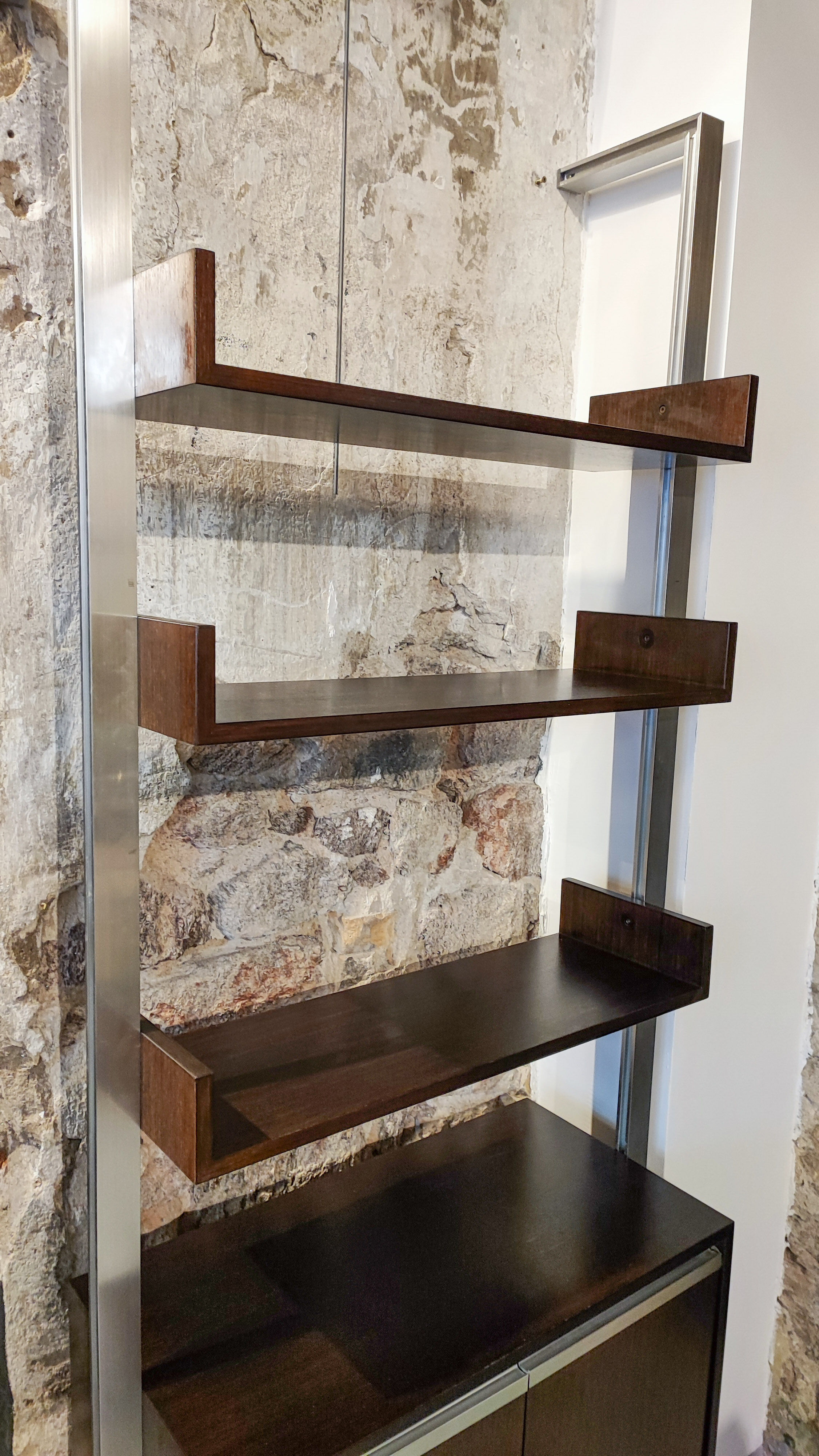 Wall shelf cabinet by designer Michel Ducaroy for the home line Roset