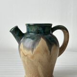 Colorful ceramic pitcher