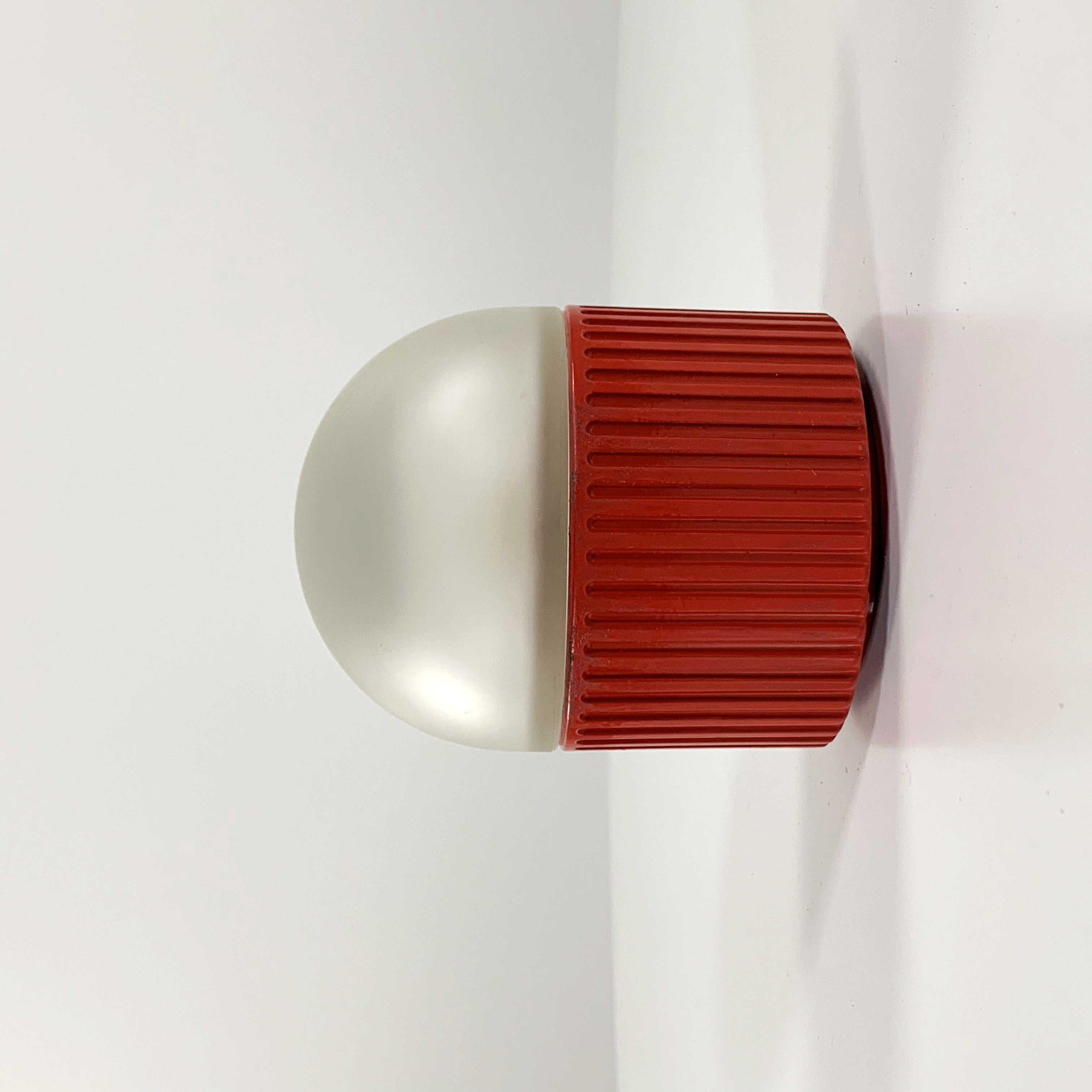 Red Bulbo wall lamp by Barbieri & Marianelli for Tronconi, 1980