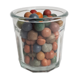 Lot de 100 billes en argile anciennes 1900