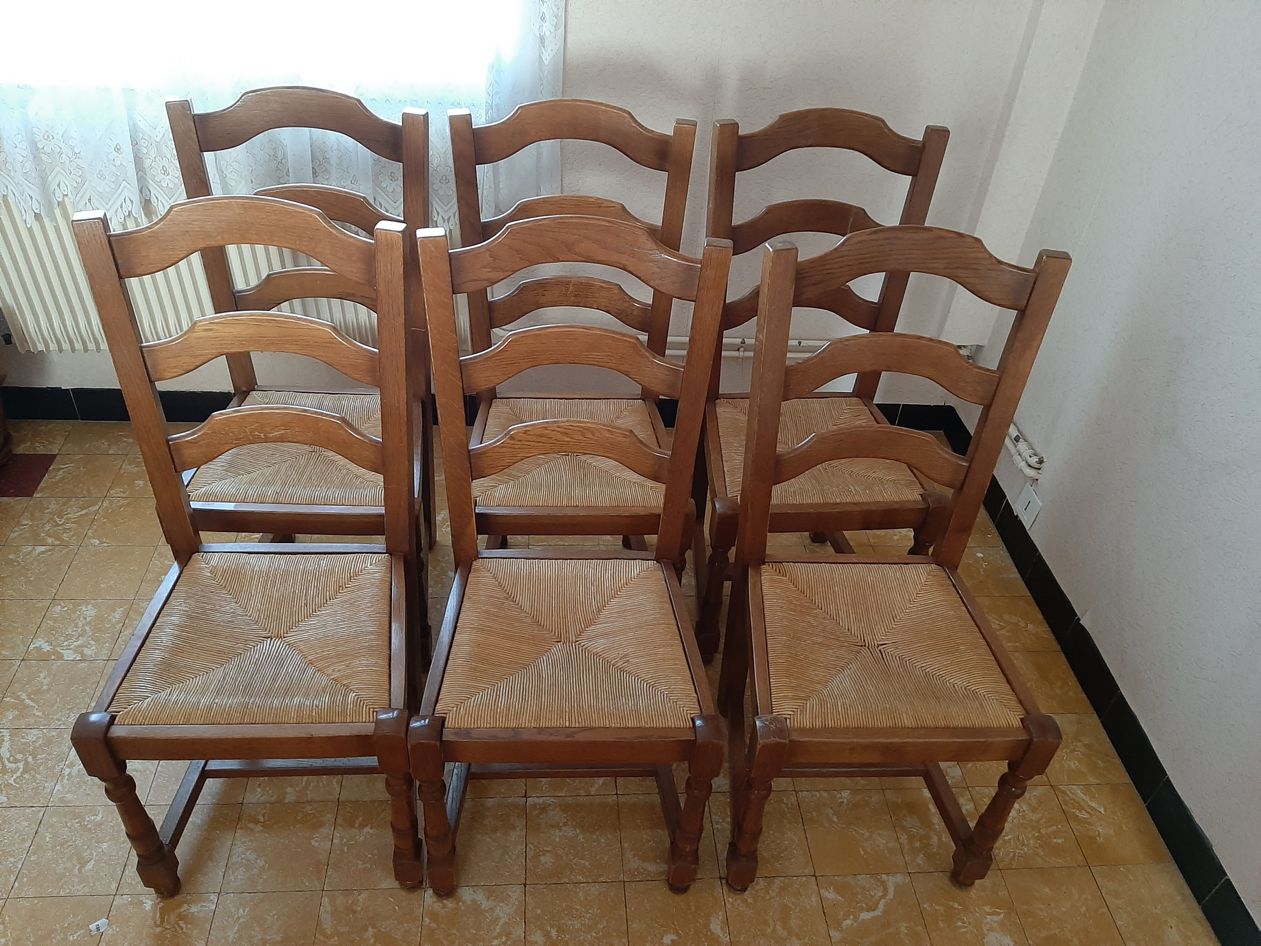 Oak chairs