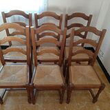 Chaises en chêne